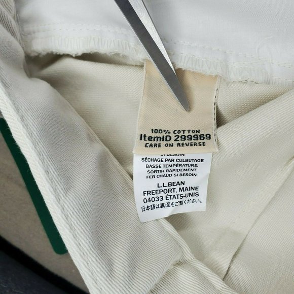 L.L. Bean Bayside Twill Heritage Stone Classic Fit 8P Straight Leg Women Pants - Picture 9 of 9